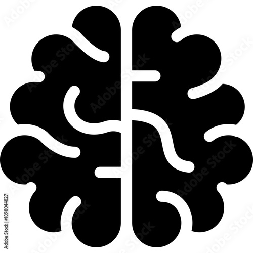 human brain vector illustration