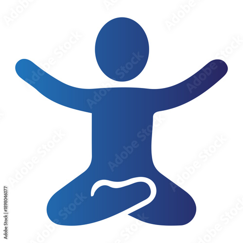 Person sitting in a meditative pose, symbolizing inner peace, mindfulness, and healthy lifestyle