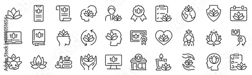 Various icons of objects and symbols are depicted in a detailed illustration.