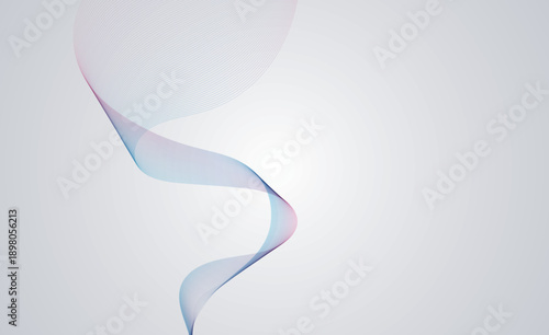 Abstract colored wave lines. Modern shape cover. Graphic concept for your design.