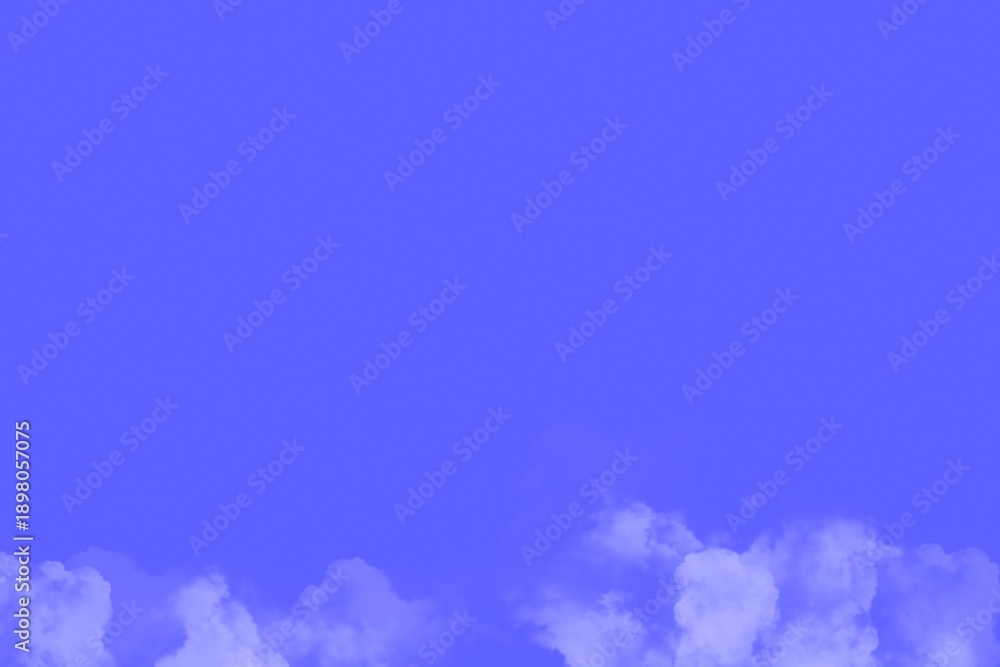 Fototapeta premium Blue Soft Floating Smoke Cloud Decoration Background