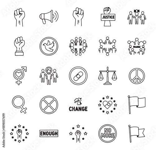 business finance vector icons, corporate management symbols, office economy illustrations, professional service graphics, marketing strategy icons, company operation pack, business outline set

