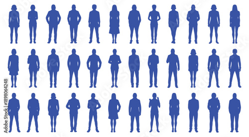 stylish women Silhouette in diverse poses, collection of woman showcasing fashion and elegance on a white background, perfect for design, art, and fashion projects