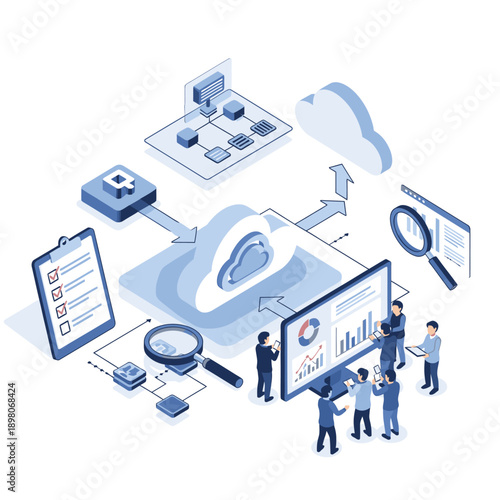 Cloud Computing Data Analysis Team Collaboration.