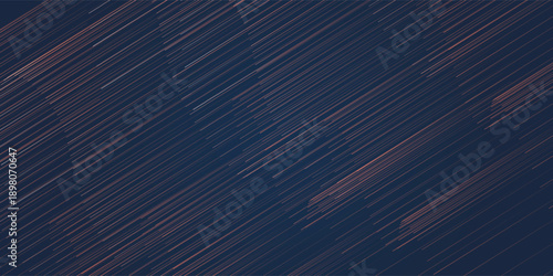 Abstract vector with diagonal wavy lines on a dark background. Lines shift from white to warm orange-brown, then back to white, creating a flowing and rhythmic visual transition.