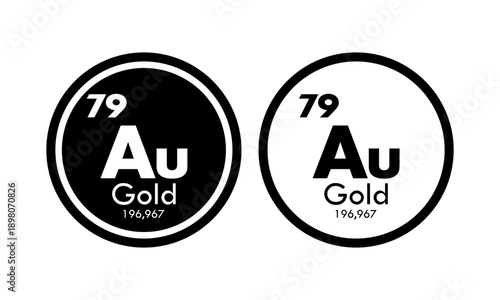 Gold icon set. vector template illustration  for web design