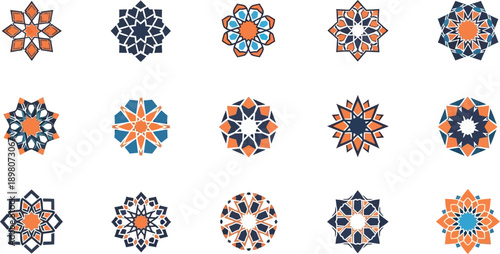 Vibrant 2 (43) geometric patterns adorn the page with intricate designs and shapes.