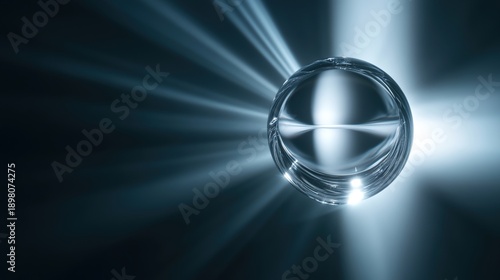 globule. A liquid mercury droplet sliding down a smooth glass surface, leaving a mirrored trail. STEM education sheets, lab safety posters, designed for biotech research communications.