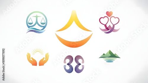 Inspirational Logo Designs: Hope, Balance, Nature, and Numbers