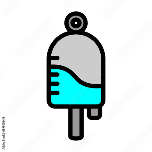 IV Drip Vector Filled Icon Design