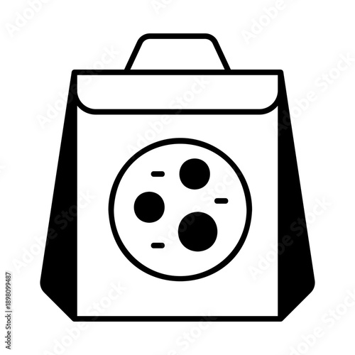 Delivery bag with pizza