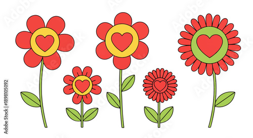 Romantic pink hearts and fluffy clouds background for Valentine's Day or love-themed events