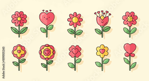 Romantic pink hearts and fluffy clouds background for Valentine's Day or love-themed events