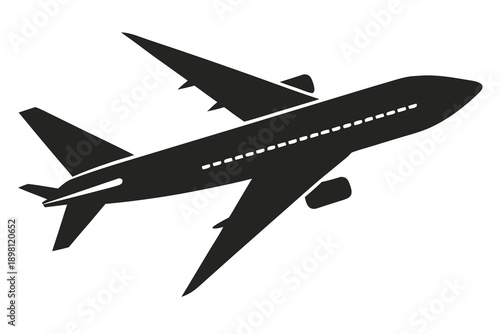 vector illustration of airplane