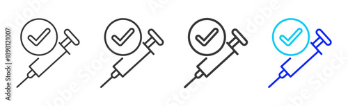 care connect icon set collection creative outline style for elderly care with multiple thickness variations suitable for digital branding and medical design use