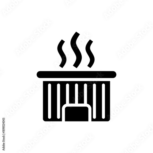 Sauna Icon Steam Bath and Wellness Therapy