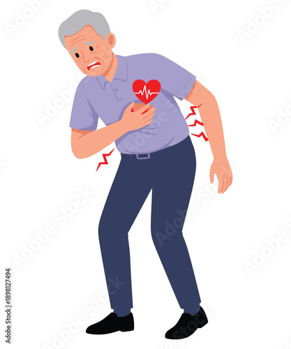 Heart Health Care Vector Illustration