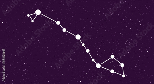 Explore stunning constellations in the night sky, perfect for astrology enthusiasts and educational content about astronomy and stargazing adventures