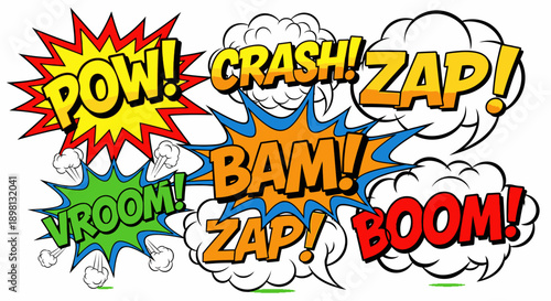 Comic book explosion sound effects