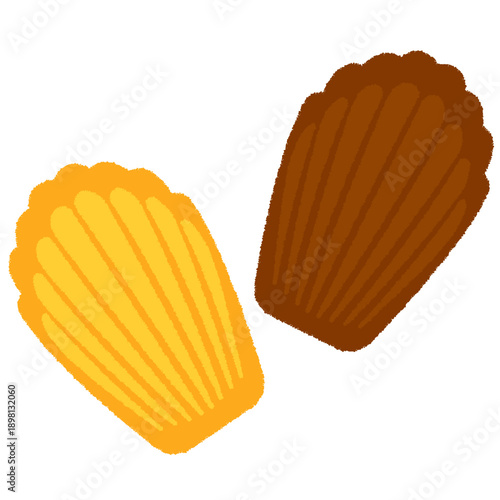 マドレーヌのイラスト