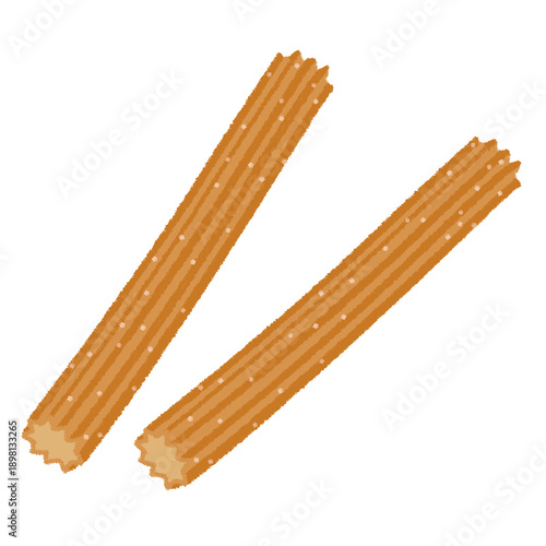 チュロスのイラスト
