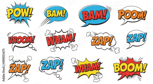comic book speech bubbles