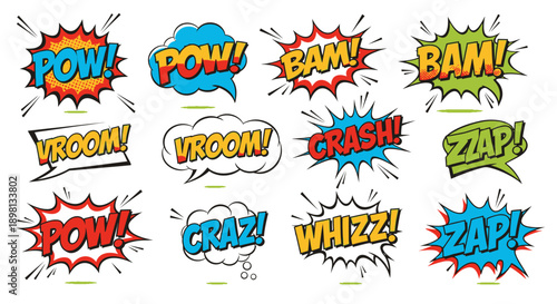 comic book speech bubbles