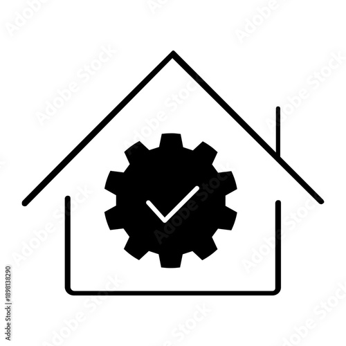 Maintenance vector icon. Technical support Illustration sign. Installing updates symbol. Bow logo.