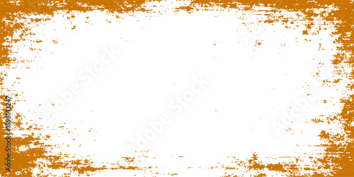 Abstract green watercolor grunge background with ink splash textures and a decorative paint splatter border frame for artistic vector design