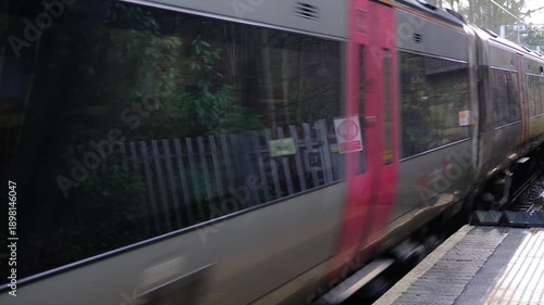 commuter train west midlands england uk