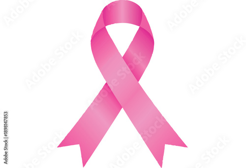 Adobe Illustrator Artwork of Pink Cancer Ribbon Vector. Elegant pink ribbon vector representing breast cancer awareness, hope, and support. 