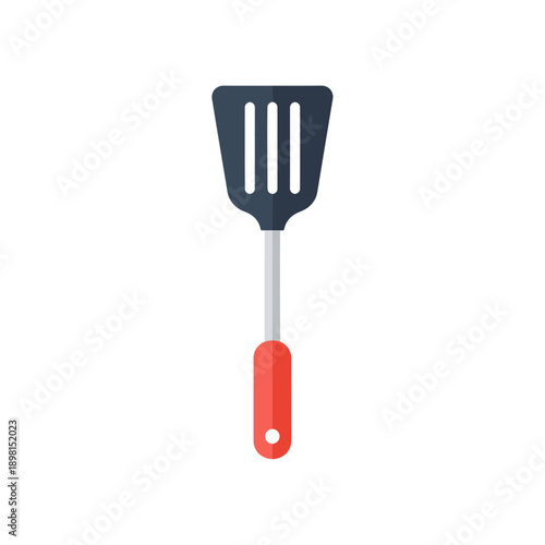 Cooking Spatula Kitchen Utensil Flat Vector