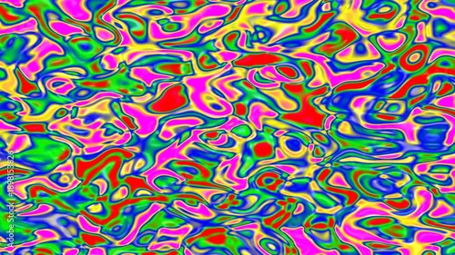 Creating Abstract Colorful Patterns Through Fluid Visuals