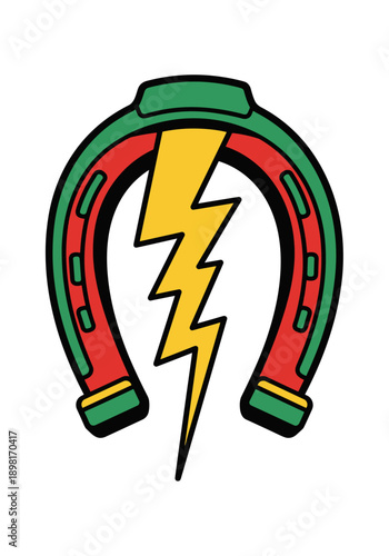 Electric Luck Horseshoe