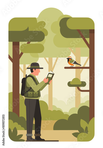Bird Watching Hobby Scene