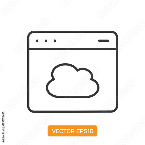 Website Icons. Thin Line Symbol Elements Collection.