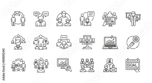 set of vector images of different people
