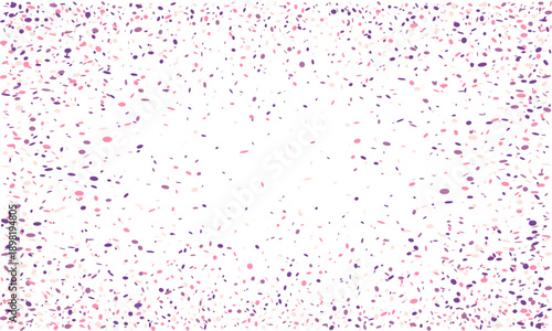 Abstract pastel confetti scatter background. Perfect for celebrations, invitations, or adding a festive touch to your designs.  Evokes joy, lightness, and celebration.