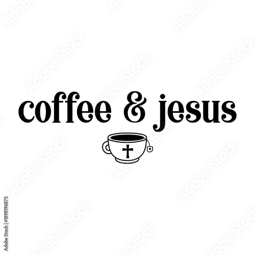 Coffee & Jesus Svg