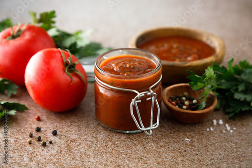 Traditional homemade tomato sauce