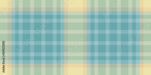 Irish textile check vector, printout texture pattern seamless. Man background plaid fabric tartan in cyan and pastel colors.