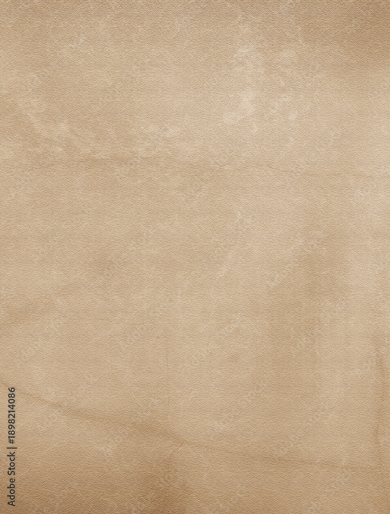 Fototapeta premium Textured beige surface, paper or parchmentlike. Suitable for backgrounds, textures, design elements, and creative projects requiring a neutral base.
