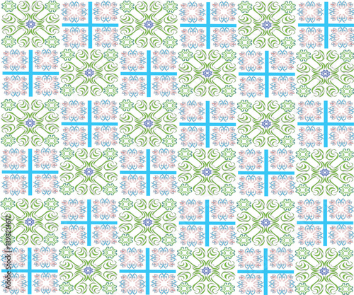 seamless pattern with snowflakes