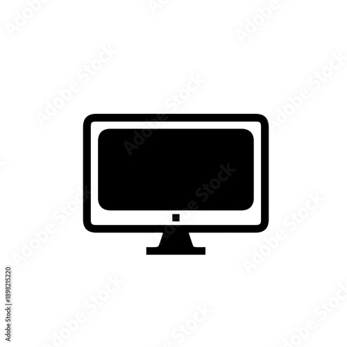 High-Definition LCD Monitor Vector Illustration
