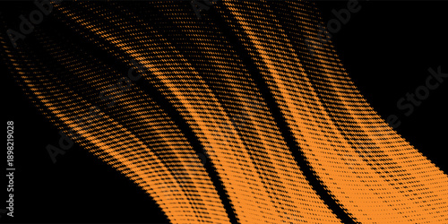 orange black brush Car sticker wrap pattern banner abstract sporty lines black orange color combination grunge brush pattern racing motorsport design.