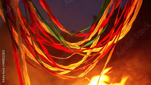 Pagan Spring Festival with Sacred Flames