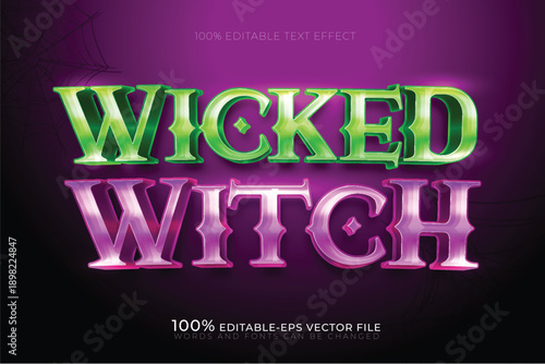 wicked witch text effect