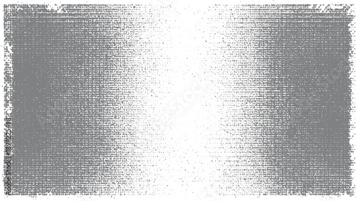 Grey textured background with a gradient of dots fading from dense to sparse white pattern
