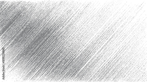 Diagonal textured gray lines and dots pattern on white background
