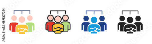 Team Unity icon set multiple style collection